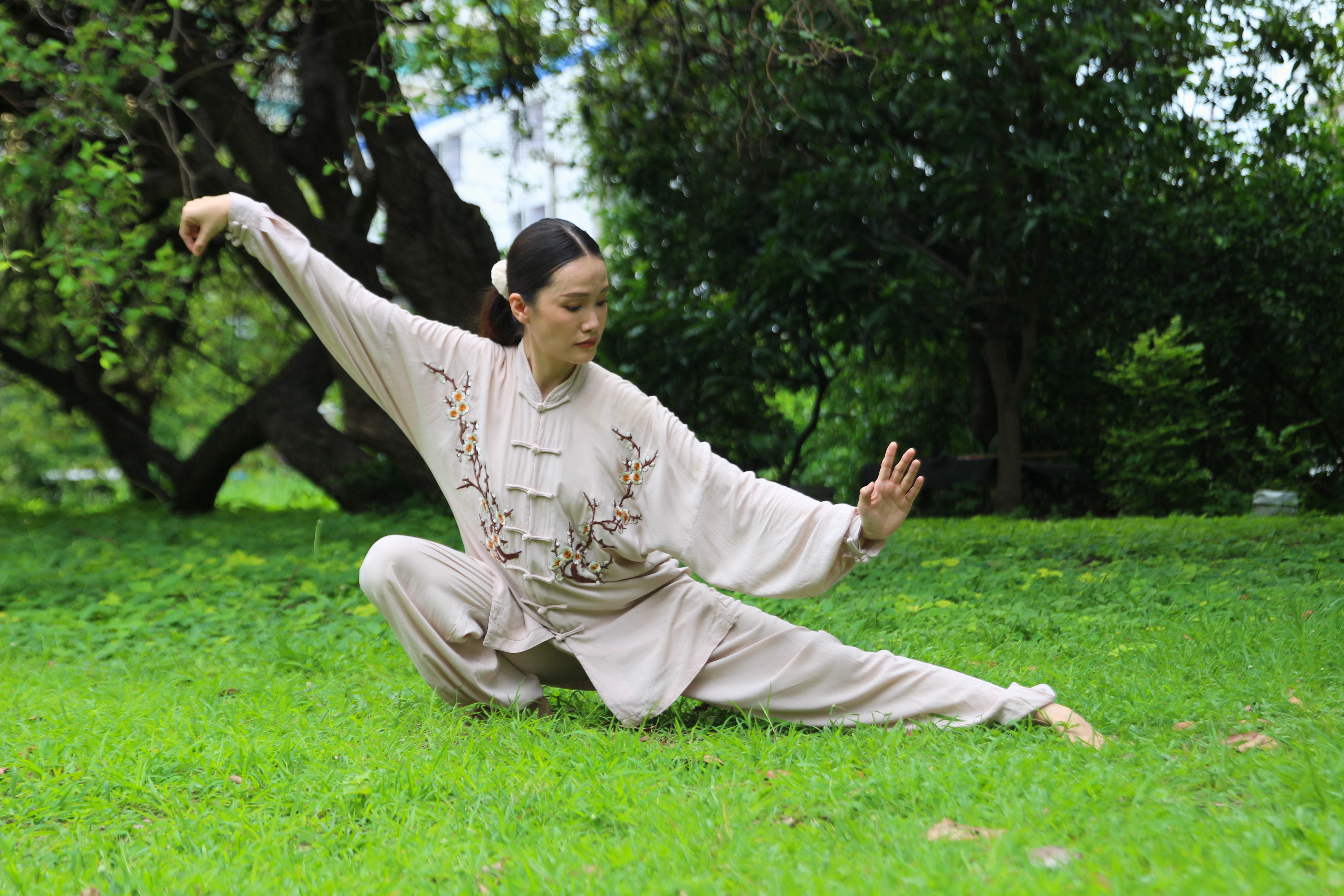 Master Julie seated in meditation